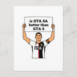 Cartão Postal É GTA SA melhor que GTA V declaração