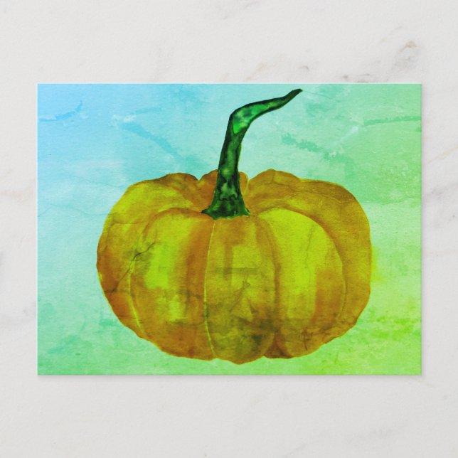 Cartão Postal É Hora De Abóbora (Frente)