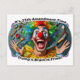 Cartão Postal É hora de emenda de 25