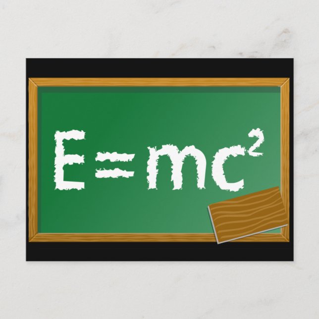 Cartão Postal E=mc² (Frente)