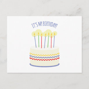 Cartão Postal É Meu Aniversário