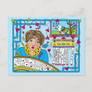 Cartão Postal É o pensamento que conta_ postal