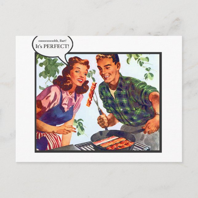 Cartão Postal "É perfeito!" (Frente)