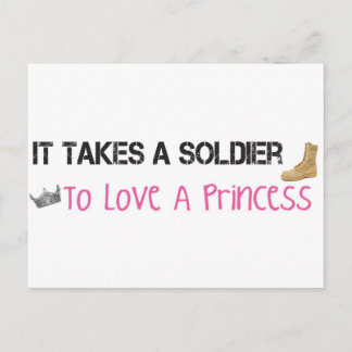Cartão Postal É Preciso Um Soldado Para Amar Uma Princesa