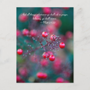 Cartão Postal E todas as coisas, seja o que for, vocês vão pedir