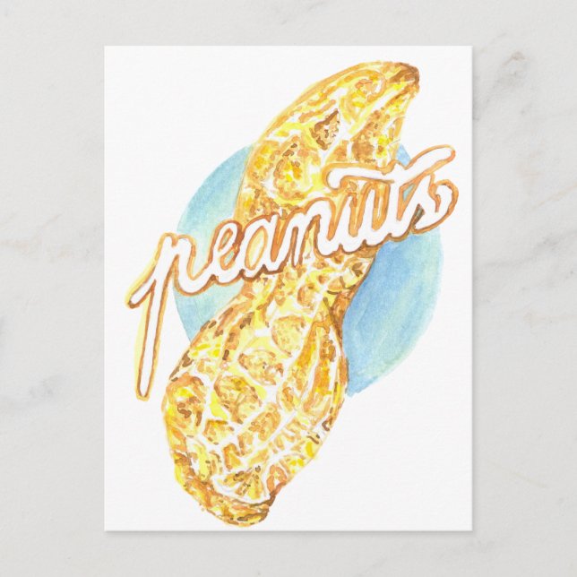 Cartão Postal É um amendoim (Frente)