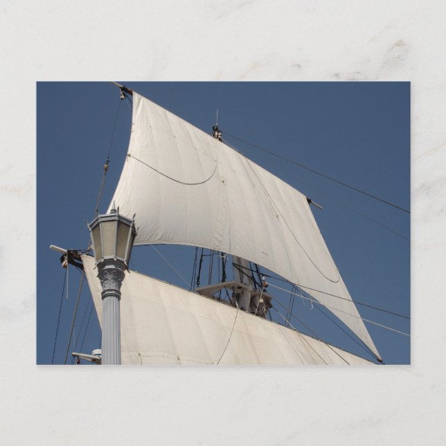 Cartão Postal ... e um candeeiro para guiá-la. (Frente)