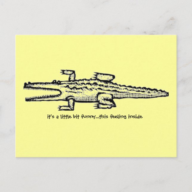 Cartão Postal é um pouco engraçado (Frente)