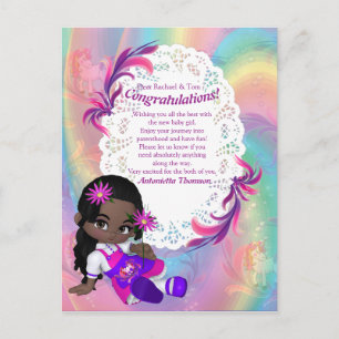 Cartão Postal É uma garota, uma torta