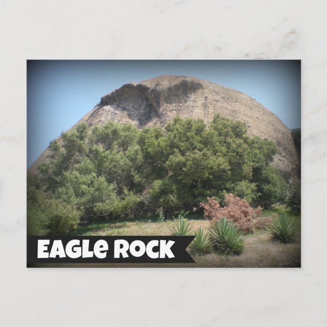 Cartão Postal Eagle Rock California Monument Landmark (Frente)