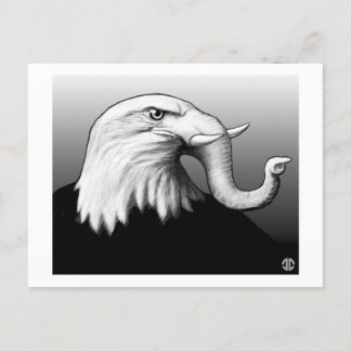 Cartão Postal Eaglephant