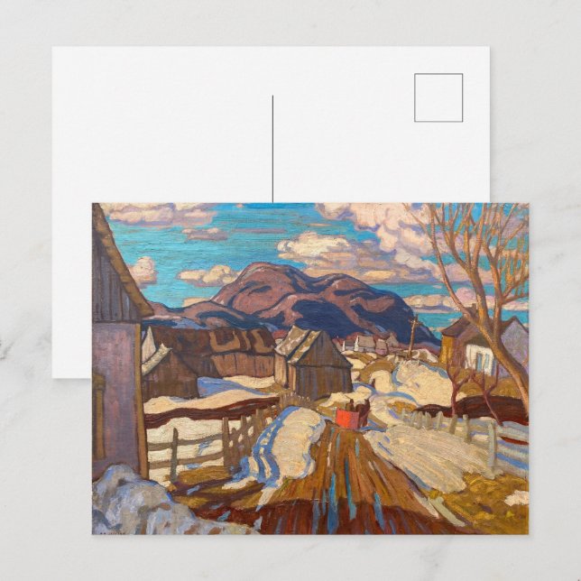 Cartão Postal Early Primavera, Quebec | A. Y. Jackson | (Frente/Verso)