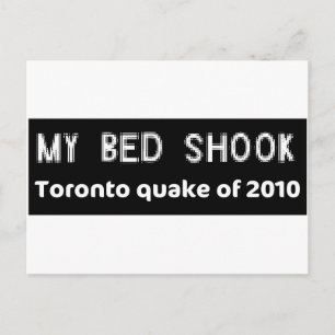 Cartão Postal EARTHQUAKE Toronto