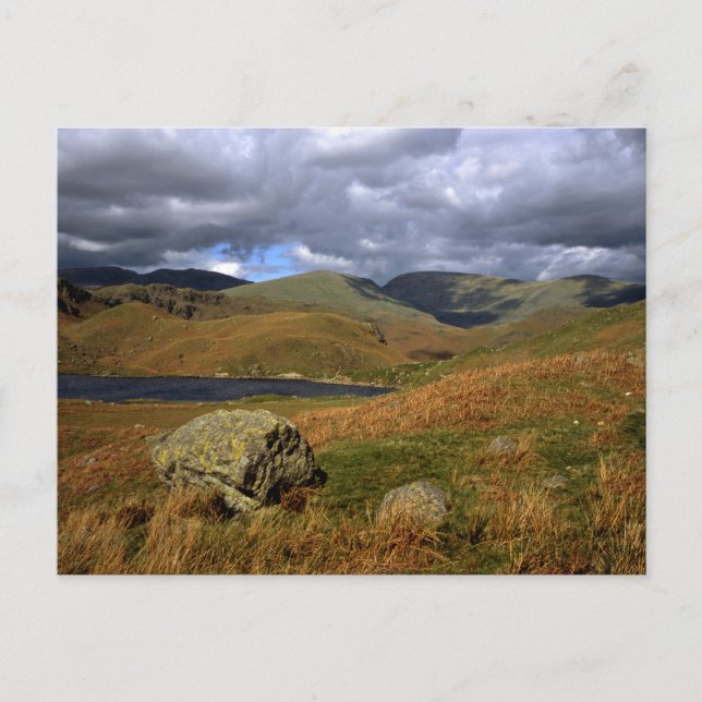 Cartão Postal Easedale Tarn Cumbria Inglaterra (Frente)
