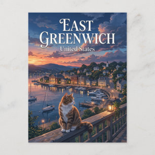 Cartão Postal East Greenwich, Rhode Island, Estados Unidos