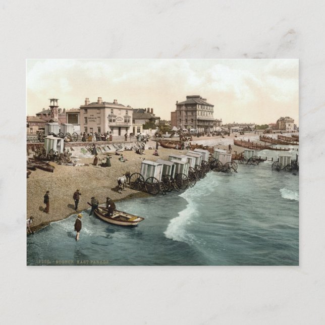 Cartão Postal East Parade, Bognor Regis, West Sussex, c.1895 (Frente)