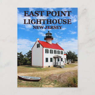 Cartão Postal East Point Lighthouse, Cartão-postal de Nova Jerse