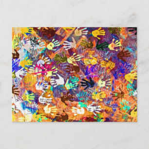 Cartão Postal East Side Gallery, Muro de Berlim, Mãos (2)