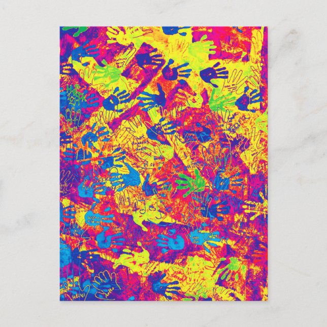 Cartão Postal East Side Gallery, Muro de Berlim, Mãos (5) (Frente)