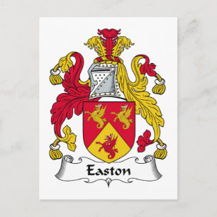Cartão Postal Easton Family Crest