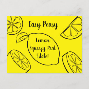 Cartão Postal Easy Peasy Lemon Squeezy Imóveis