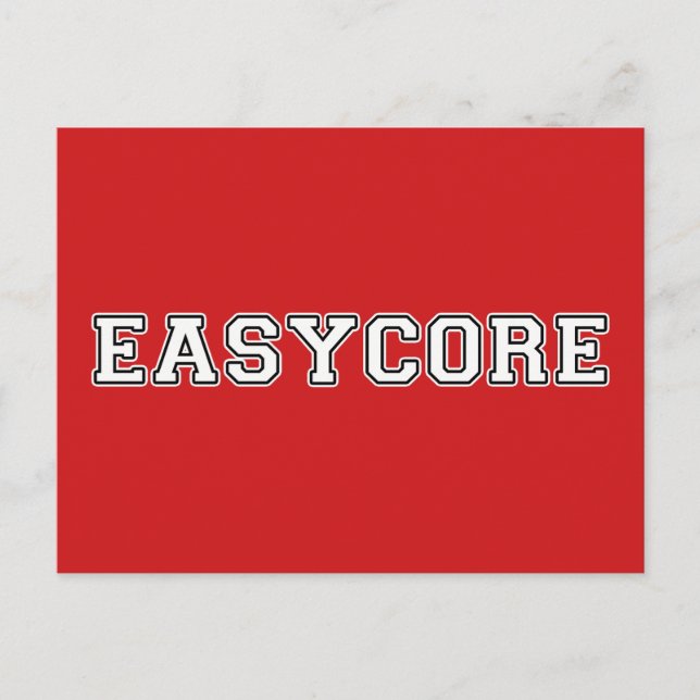 Cartão Postal Easycore (Frente)