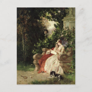 Cartão Postal Eavesdropper, 1868