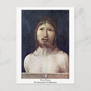 Cartão Postal Ecce Homo Por Antonello Da Messina