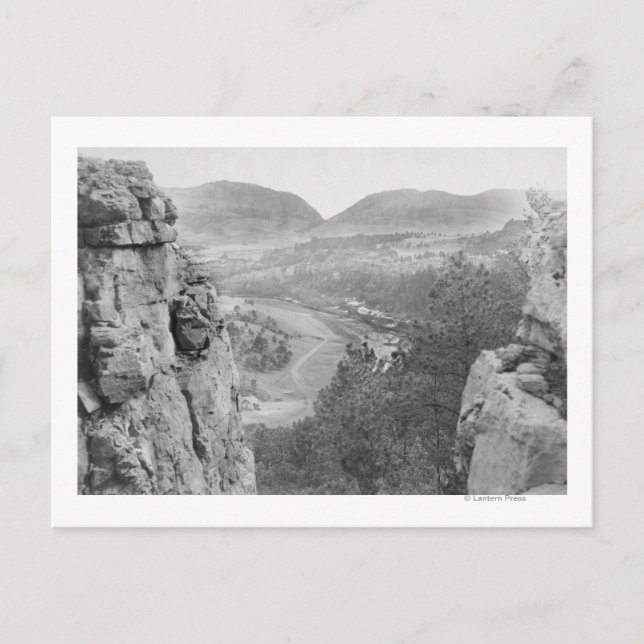 Cartão Postal Echo Canyon olhando através do Sioux Pass Photogra (Frente)