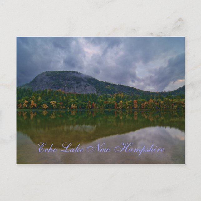 Cartão postal Echo Lake New Hampshire (Frente)