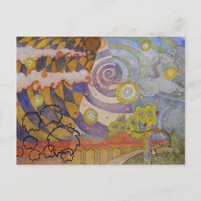 Cartão Postal Eclipse com Mercury Retrograde (Frente)