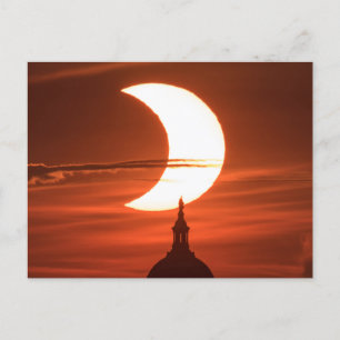 Cartão Postal Eclipse Solar 2021