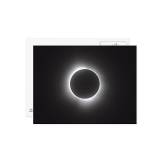 Cartão Postal Eclipse Solar Total