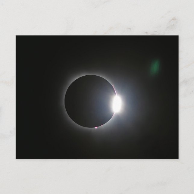 Cartão Postal Eclipse Solar Total 8 de abril de 2024 (Frente)