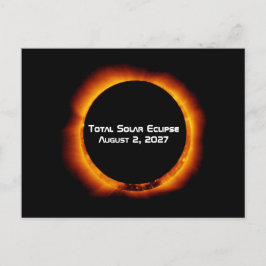 Cartão Postal Eclipse Total do Sol do Século 2027