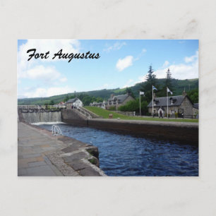 Cartão Postal eclusa de fort augustus