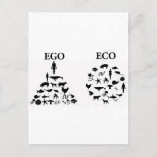 Cartão Postal Eco vs Ego