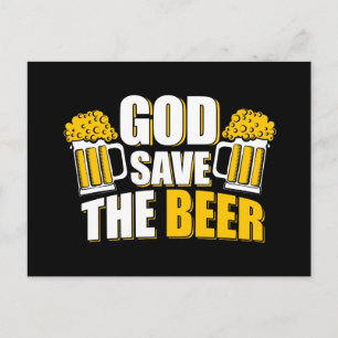 Cartão Postal economias do deus a cerveja