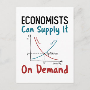 Cartão Postal Economistas Podem Fornecê-lo Sob Demanda