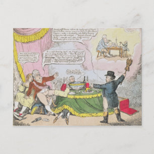 Cartão Postal Economy', publicado por Johnston, Londres