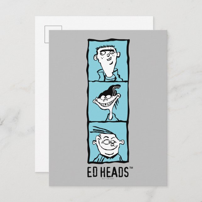 Cartão Postal Ed, Edd, n Eddy - Ed Head (Frente/Verso)