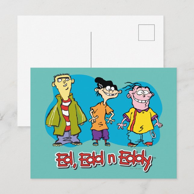 Cartão Postal Ed, Edd, n Eddy Smiling (Frente/Verso)