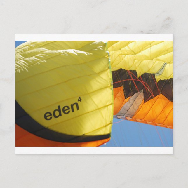 Cartão Postal Eden Parachute (Frente)