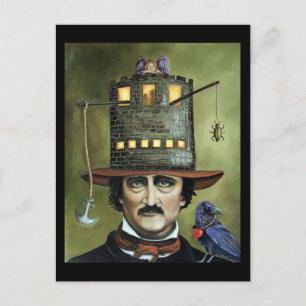 Cartão Postal Edgar Allan Poe