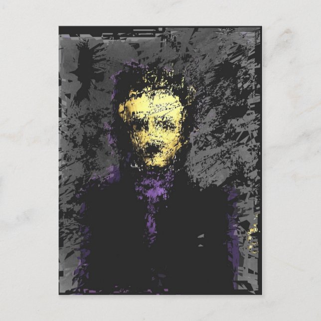 Cartão Postal Edgar Allan Poe (Frente)