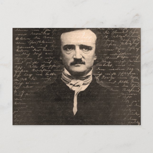 Cartão Postal Edgar Allan Poe (Frente)