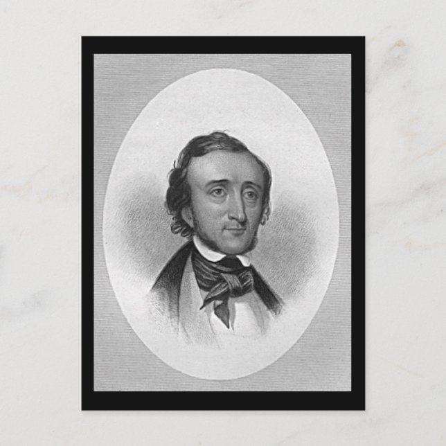 Cartão Postal Edgar Allan Poe (Frente)