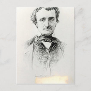 Cartão Postal Edgar Allan Poe 1907