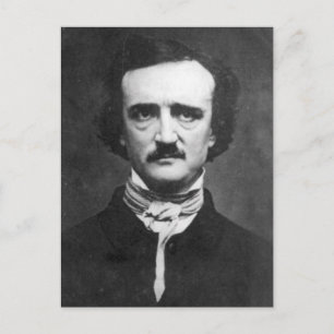Cartão Postal Edgar Allan Poe Portrait