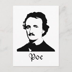 Cartão Postal Edgar Allen Poe